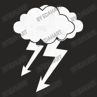 Rain Clouds Storm Thunder Lighting Bolt Flash Ladies Fitted T-shirt | Artistshot