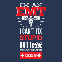 I Am An Emt I Cant Fix Stupid But I Can Fix What Stupid Does Pullover Men Denim Jacket | Artistshot