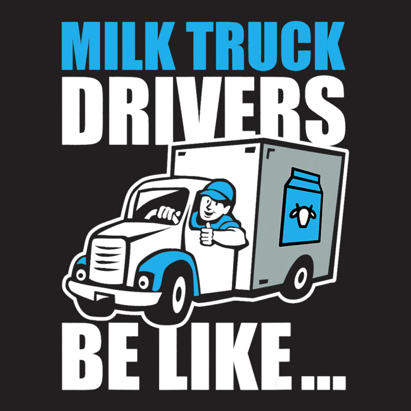 Fun Milk Cow Dairy Farming Farmer Farm Milk Truck T-shirt | Artistshot