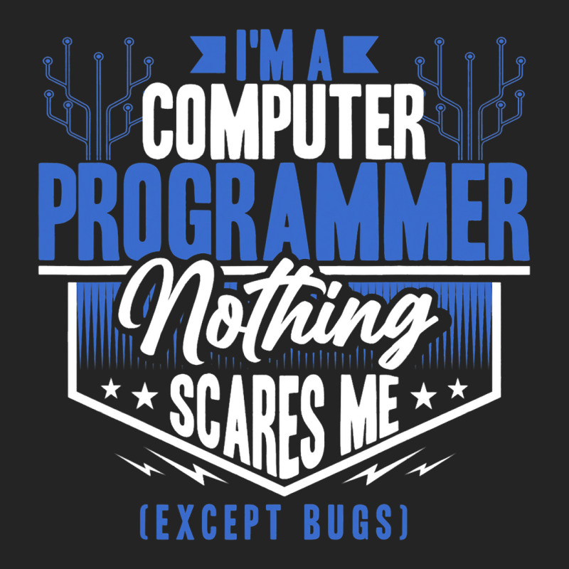 Funny Programmer Computer Nerd Nothing Scares Me E 3/4 Sleeve Shirt | Artistshot