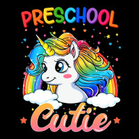 Cutie Preschool Unicorn Rainbow Back To School Kid Long Sleeve Shirts | Artistshot