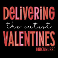 Delivering The Cutest Valentines Day Retro Nicu Nu Maternity Scoop Neck T-shirt | Artistshot