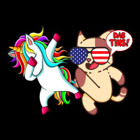 Dabbing Unicorn With Funny Angry Cat Kicking His B Long Sleeve Shirts | Artistshot