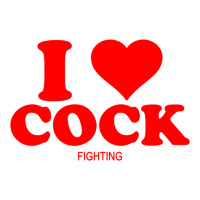 I Love Cock... Fighting Raglan Crop Top | Artistshot