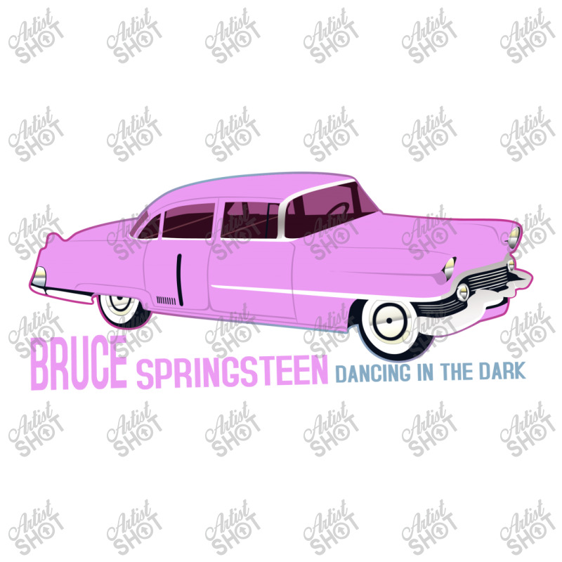 Bruce Springsteen Pink Raglan Crop Top by Kizaide | Artistshot