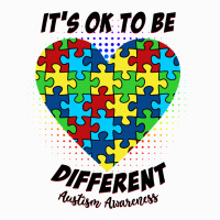 It's Ok To Be Different Austism Awareness For Light Raglan Crop Top | Artistshot