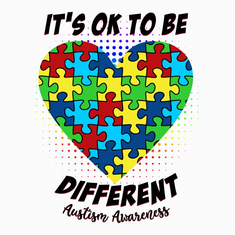 It's Ok To Be Different Austism Awareness For Light Raglan Crop Top by autlu2024 | Artistshot