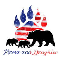 Mama And Daughter America For Light Raglan Crop Top | Artistshot