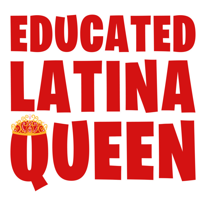 Educated Latina Queen Raglan Crop Top by autlu2024 | Artistshot