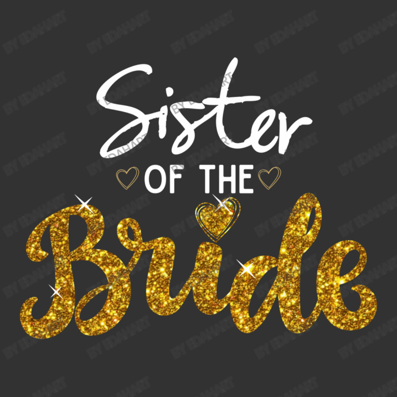 Sister Of The Bride Cute Golden Glitter Imitation Bridal Party Sister' Baby Bodysuit by EdahArt | Artistshot