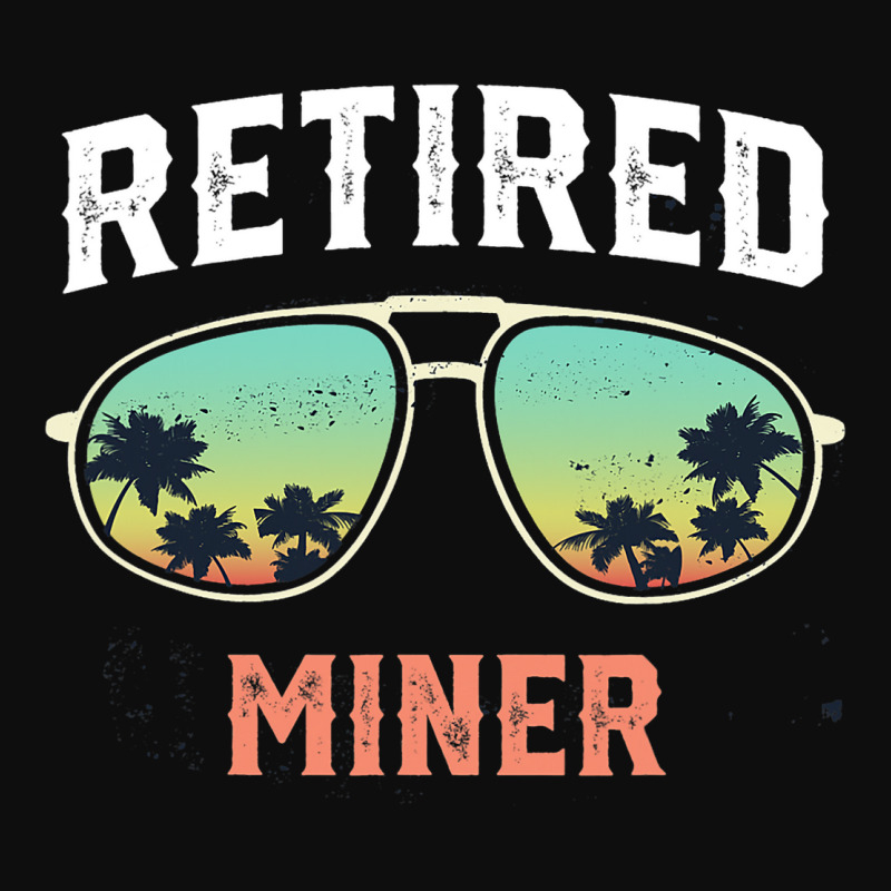 Funny Retired Miner Beach Palm Tree Sunglasses Men Crop Top by LamarGastong | Artistshot