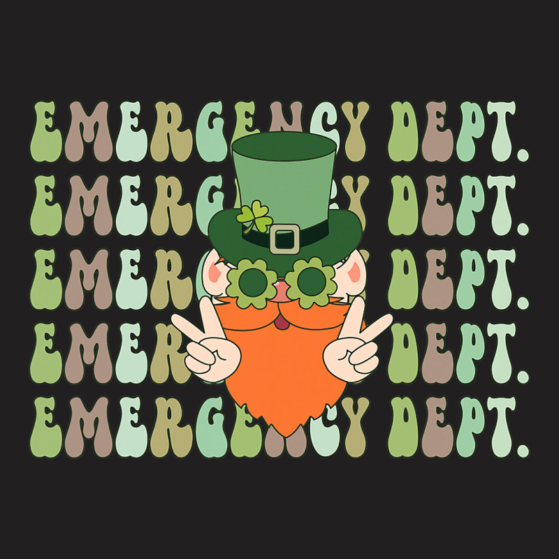 Emergency Department St Patricks Day Er Ed Nurse R T-shirt | Artistshot