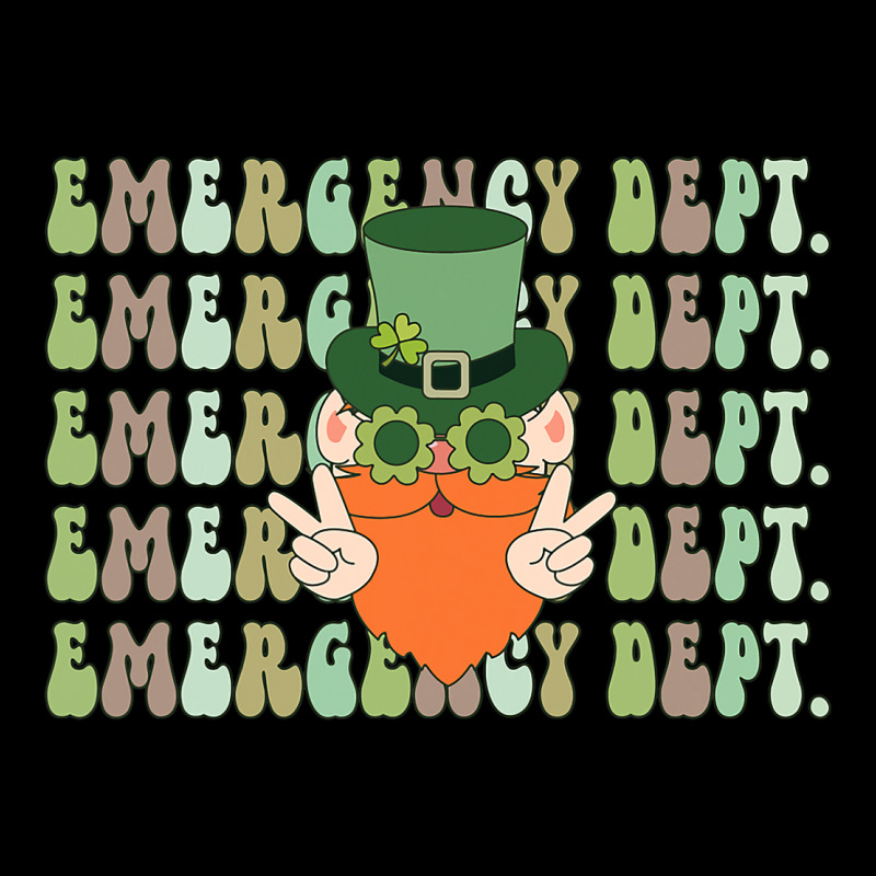 Emergency Department St Patricks Day Er Ed Nurse R V-neck Tee | Artistshot