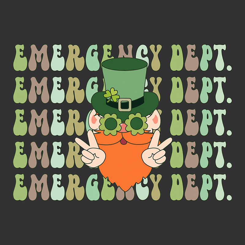 Emergency Department St Patricks Day Er Ed Nurse R Vintage Hoodie | Artistshot