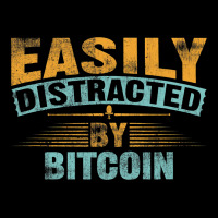 Easily Distracted By Bitcoin Miner Mining Trading Women's V-neck T-shirt | Artistshot