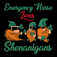 Emergency Nurse Loves Shenanigans St. Patricks Day Zipper Hoodie | Artistshot