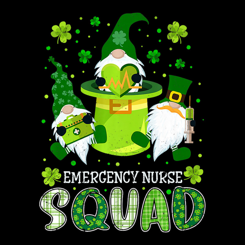 Emergency Nurse Squad Nursing St Patrick Day Gnome Men's 3/4 Sleeve Pajama Set | Artistshot