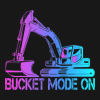 Excavator Operator Bucket Mode On 1 Flannel Shirt | Artistshot