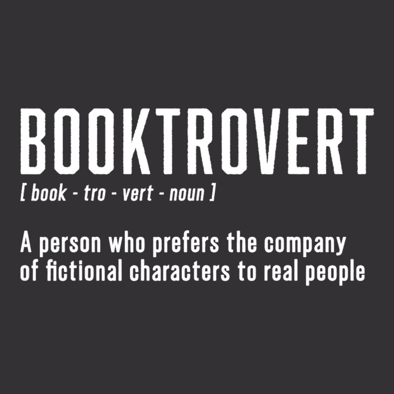 Funny Booktrovert Definition Book Lovers Librarian Vintage Hoodie by RowdyTroutman | Artistshot