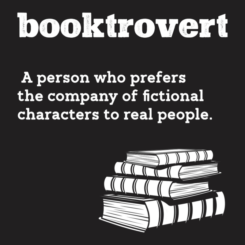 Funny Booktrovert Definition Librarian Gifts For B T-Shirt by DericLawlea | Artistshot