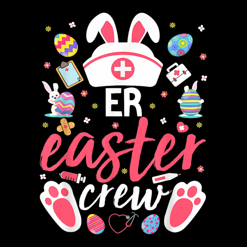 Er Easter Nurse Crew Easter Day Emergency Room Nur Zipper Hoodie | Artistshot