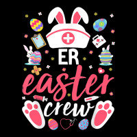 Er Easter Nurse Crew Easter Day Emergency Room Nur Men's 3/4 Sleeve Pajama Set | Artistshot