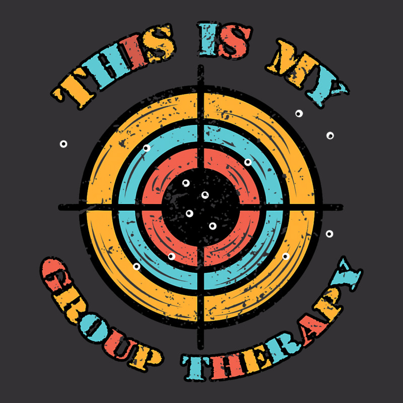 This Is My Group Therapy Gun Range Target Shooting Vintage Short | Artistshot