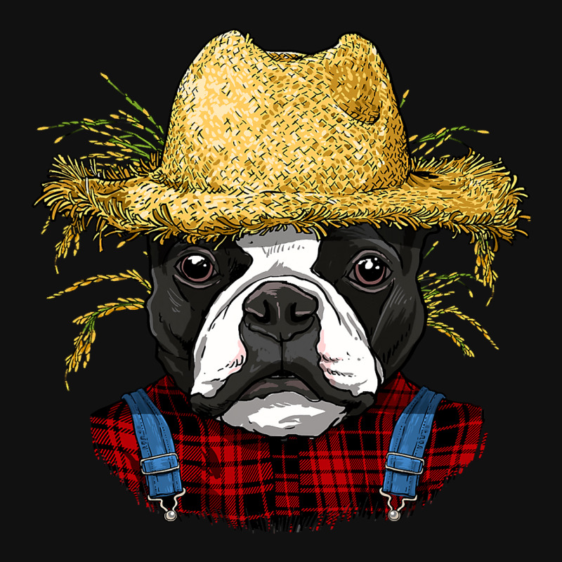 Boston Terrier Dog Farmer Farming Agriculture Pet Graphic Youth T-shirt by LoreleiRichmond | Artistshot