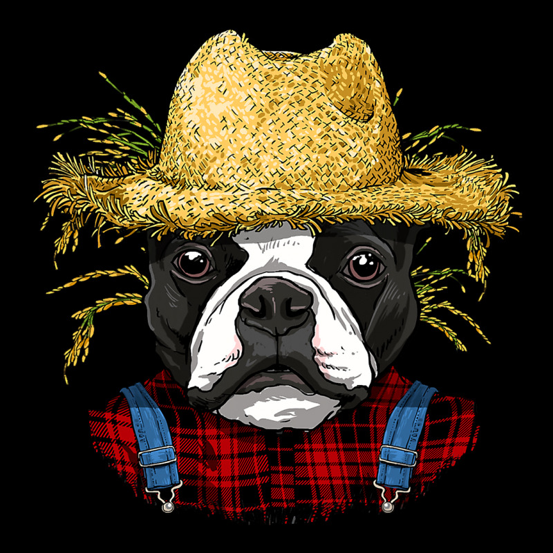 Boston Terrier Dog Farmer Farming Agriculture Pet Youth Hoodie by LoreleiRichmond | Artistshot