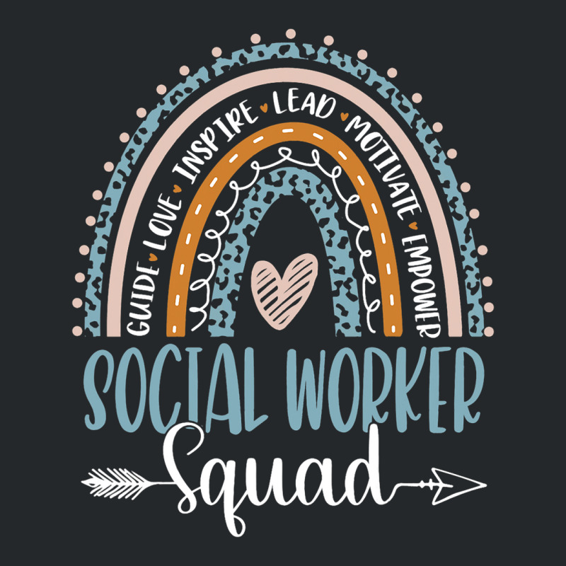 Social Worker Squad Week Rainbow Appreciation Day  Crewneck Sweatshirt by DericLawlea | Artistshot