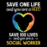 Social Worker Life Saving Hero Social Work Adjustable Cap | Artistshot