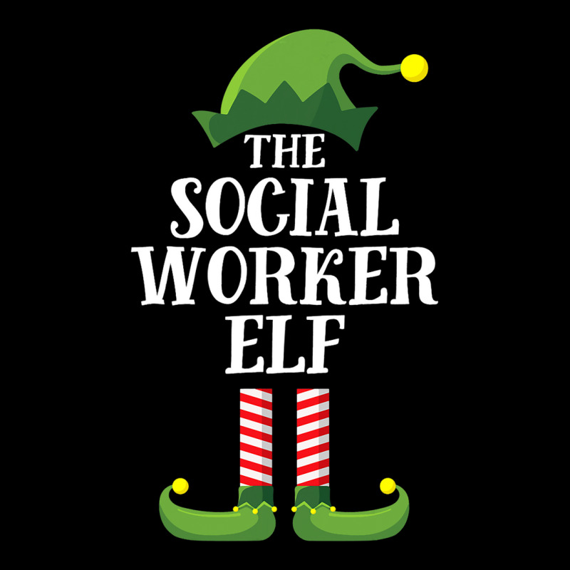 Social Worker Elf Matching Family Group Christmas  Zipper Hoodie by StevieDerry | Artistshot