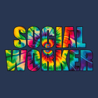 Social Worker Tie Dye Women School Social Worker 3 Ladies Denim Jacket | Artistshot