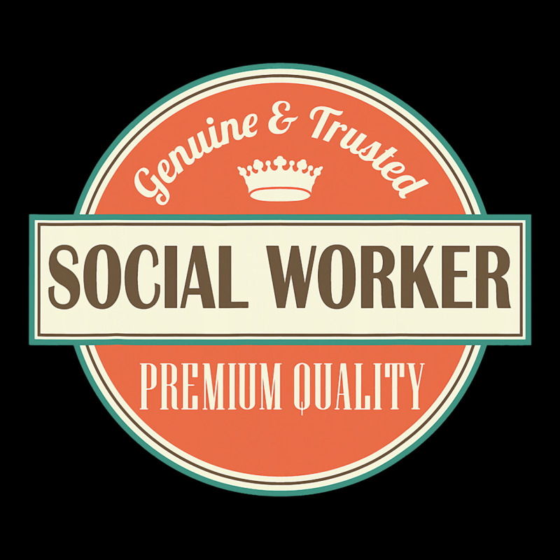 Social Worker Vintage Job Logo Tee Long Sleeve Shirts by KrishaAltamiran | Artistshot