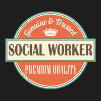 Social Worker Vintage Job Logo Tee Classic T-shirt | Artistshot