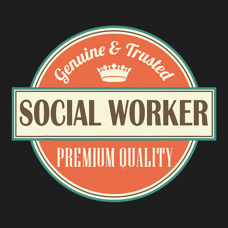 Social Worker Vintage Job Logo Tee Classic T-shirt by KrishaAltamiran | Artistshot