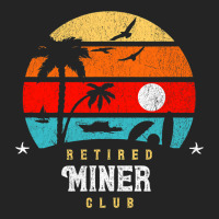 Retro Style Retirement Gag Idea Funny Retired Mine 3/4 Sleeve Shirt | Artistshot