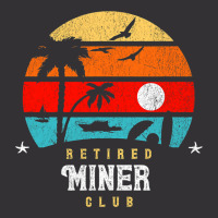 Retro Style Retirement Gag Idea Funny Retired Mine Vintage Hoodie | Artistshot