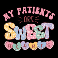 Retro Valentines Day Nurse My Patients Are Sweet H Maternity Scoop Neck T-shirt | Artistshot