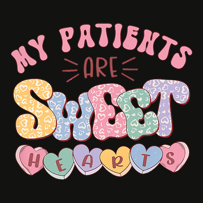 Retro Valentines Day Nurse My Patients Are Sweet H Scorecard Crop Tee by FriedaBarcia | Artistshot