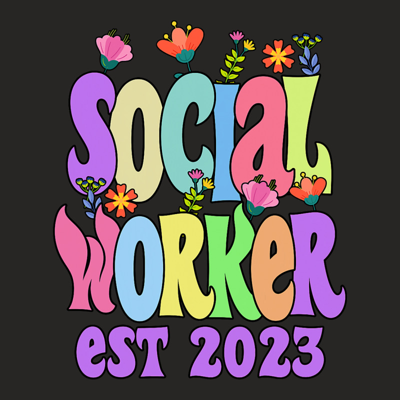 Social Worker Work Graduation Msw Masters Lcsw Ret Ladies Fitted T-Shirt by AnabelaMorfin | Artistshot