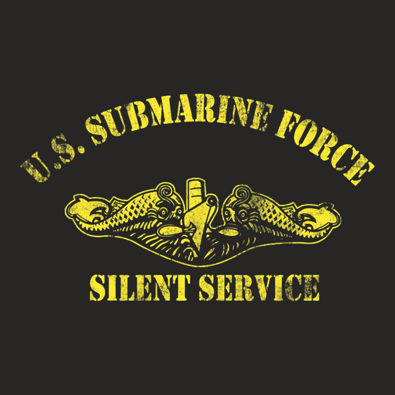 U.s Submarine Force Silent Service Veteran Submari Ladies Fitted T-Shirt by DilynnRinker | Artistshot