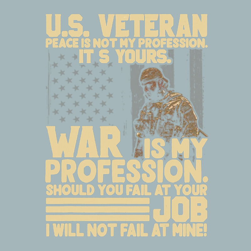 U.s Veteran Peace Is Not My Profession Its Yours W Unisex Sherpa-lined Denim Jacket | Artistshot