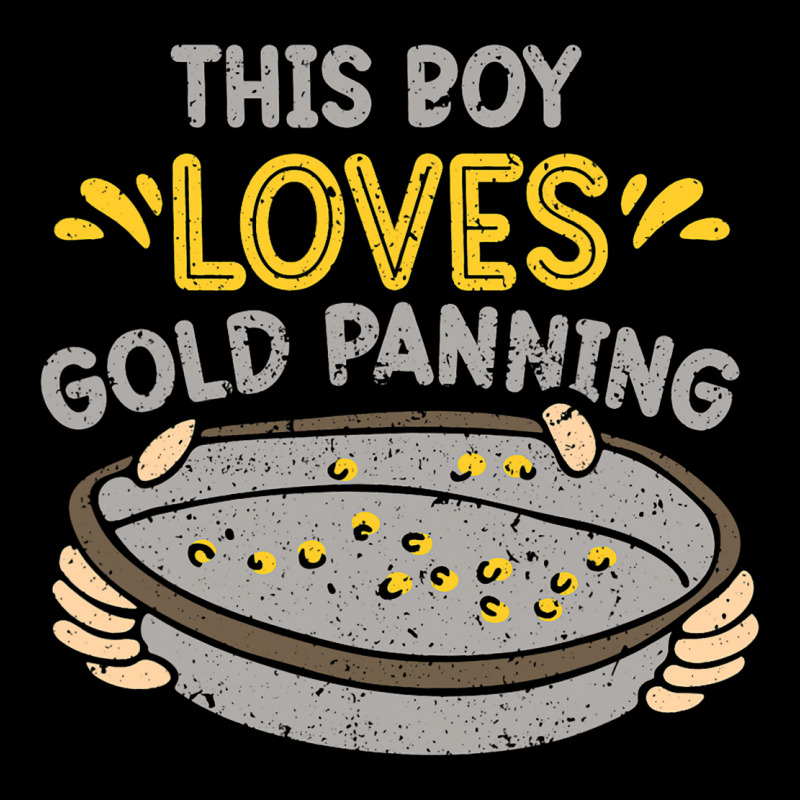 This Boy Loves Gold Panning Hobby Digging Pan Digg Pocket T-Shirt by GiovayPool | Artistshot