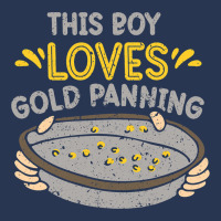 This Boy Loves Gold Panning Hobby Digging Pan Digg Men Denim Jacket | Artistshot