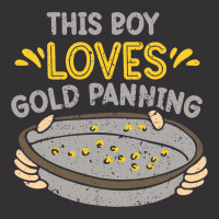 This Boy Loves Gold Panning Hobby Digging Pan Digg Vintage Short | Artistshot