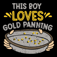 This Boy Loves Gold Panning Hobby Digging Pan Digg Fleece Short | Artistshot