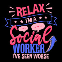 Social Workers Month Relax Im A Social Worker Adjustable Cap | Artistshot