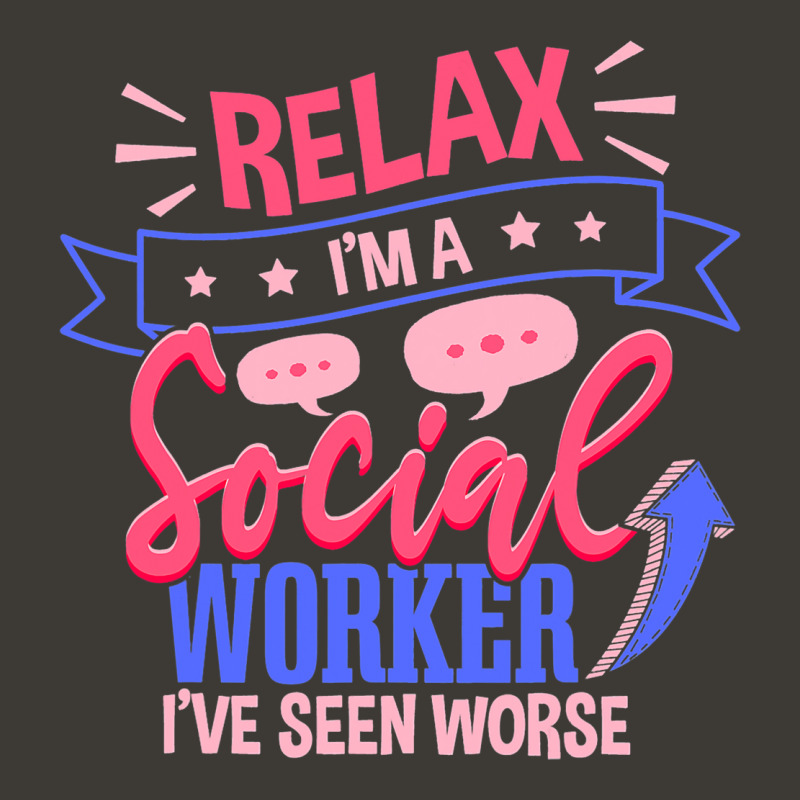 Social Workers Month Relax Im A Social Worker Bucket Hat by AnamarieStrawn | Artistshot