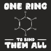 Ring To Bind Them All Chemistry Benzene Ring Molec Ladies Fitted T-shirt | Artistshot